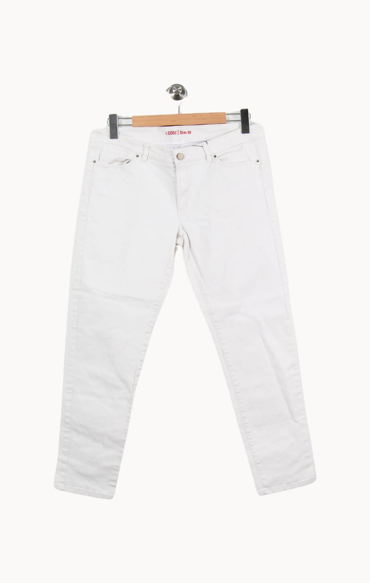 Jean Blanc - Taille XXS/32 de la marque I.Code | PARAD46221 - Vendu par Paradigme - Image 2