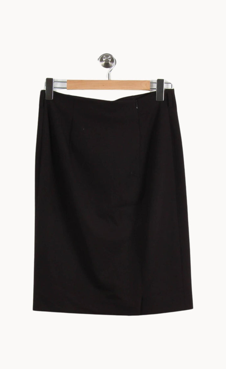Jupe Droite Marron - Taille L/40 de la marque ZAPA | PARAD46223 - Vendu par Paradigme - Image 4