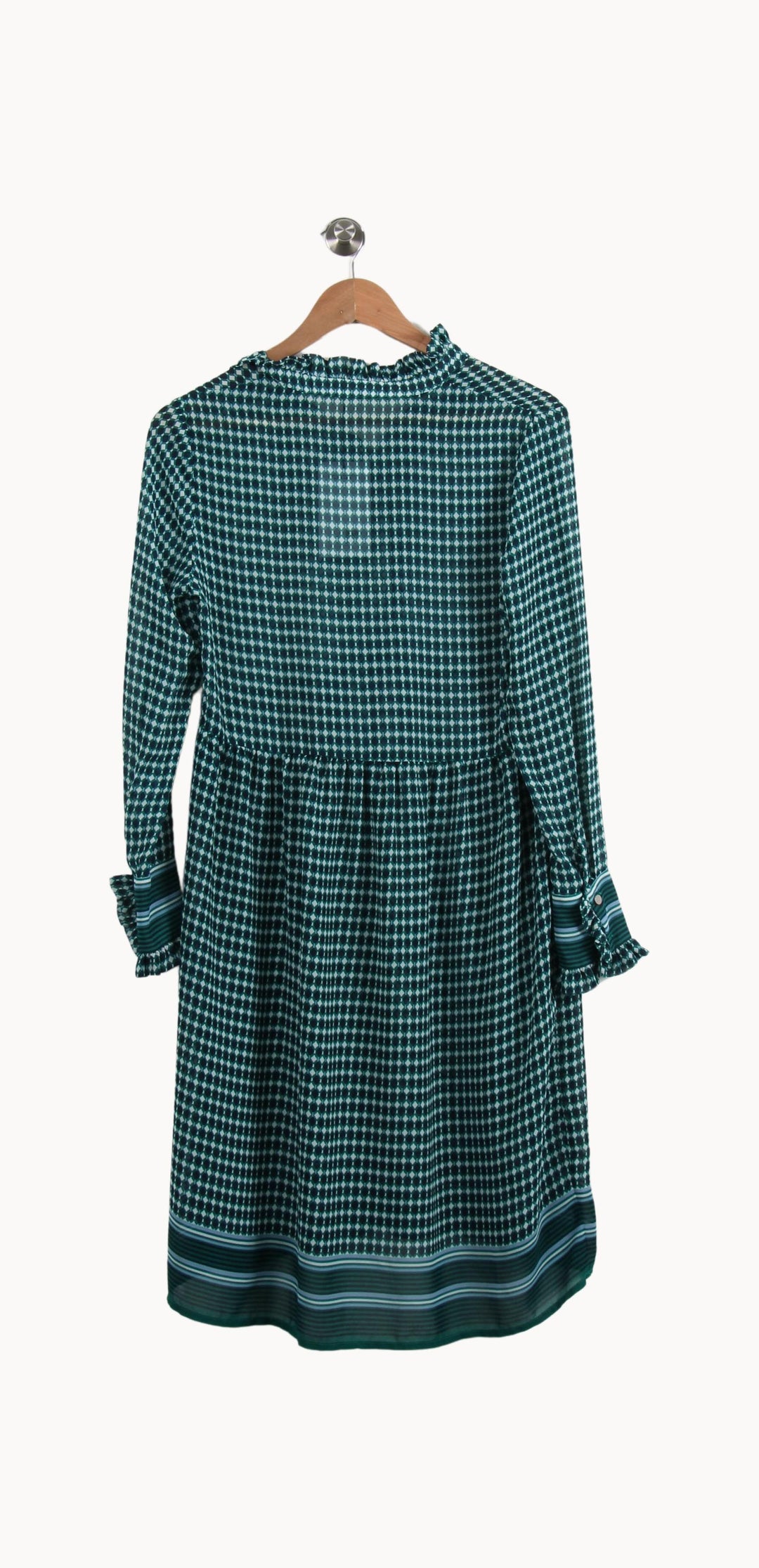 Robe Courte Verte et Blanche - Taille XS/34 de la marque Suncoo | PARAD46228 - Vendu par Paradigme - Image 4