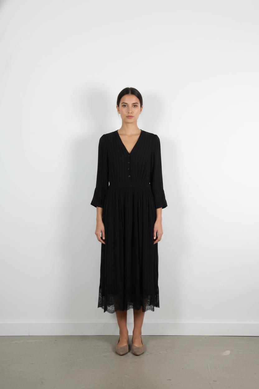 Robe Longue Noire - Taille S/36