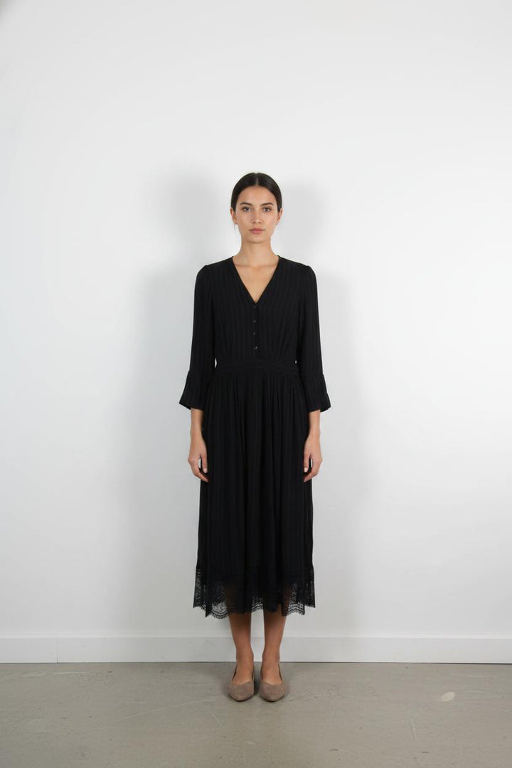 Robe Longue Noire - Taille S/36