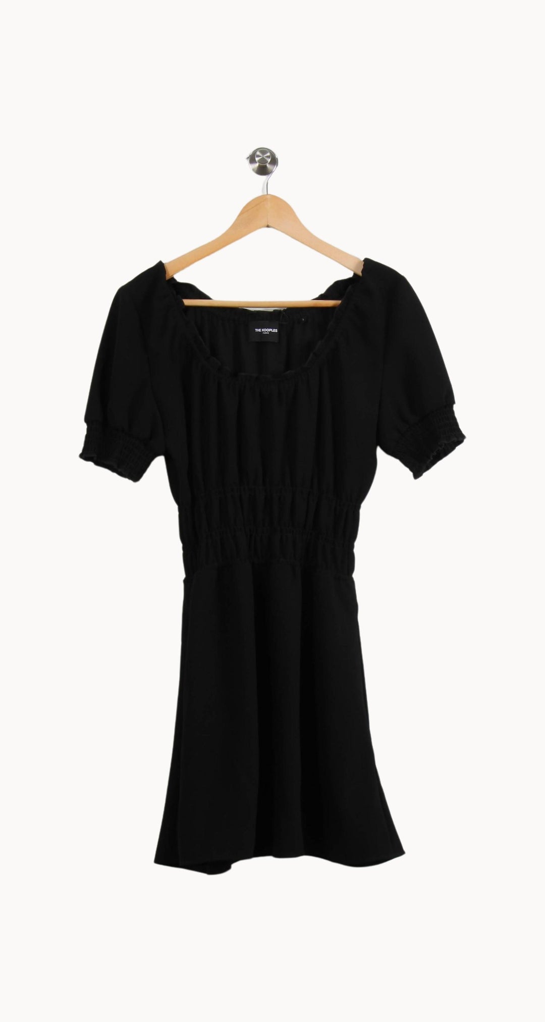 Robe Courte Noire - Taille L/40 de la marque The Kooples | PARAD46231 - Vendu par Paradigme - Image 2