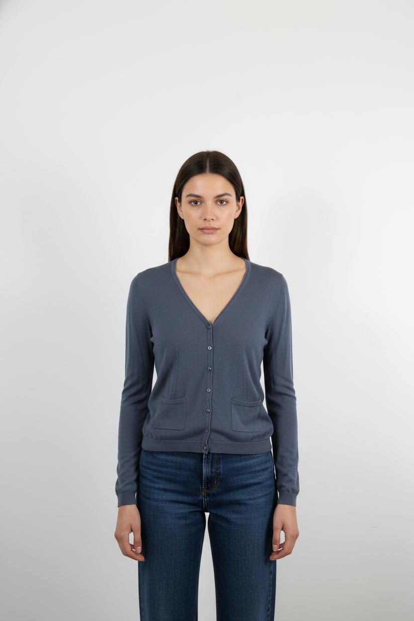 Cardigan Gris - Taille S/36