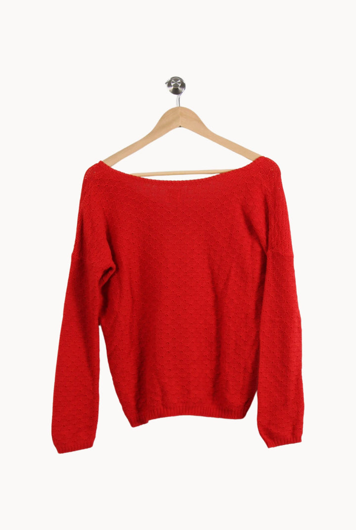 Pull Rouge - Taille S/36 de la marque Des petits hauts | PARAD46237 - Vendu par Paradigme - Image 4