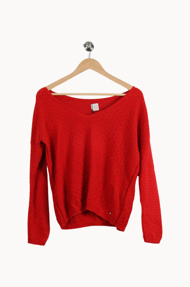 Pull Rouge - Taille S/36 de la marque Des petits hauts | PARAD46237 - Vendu par Paradigme - Image 2
