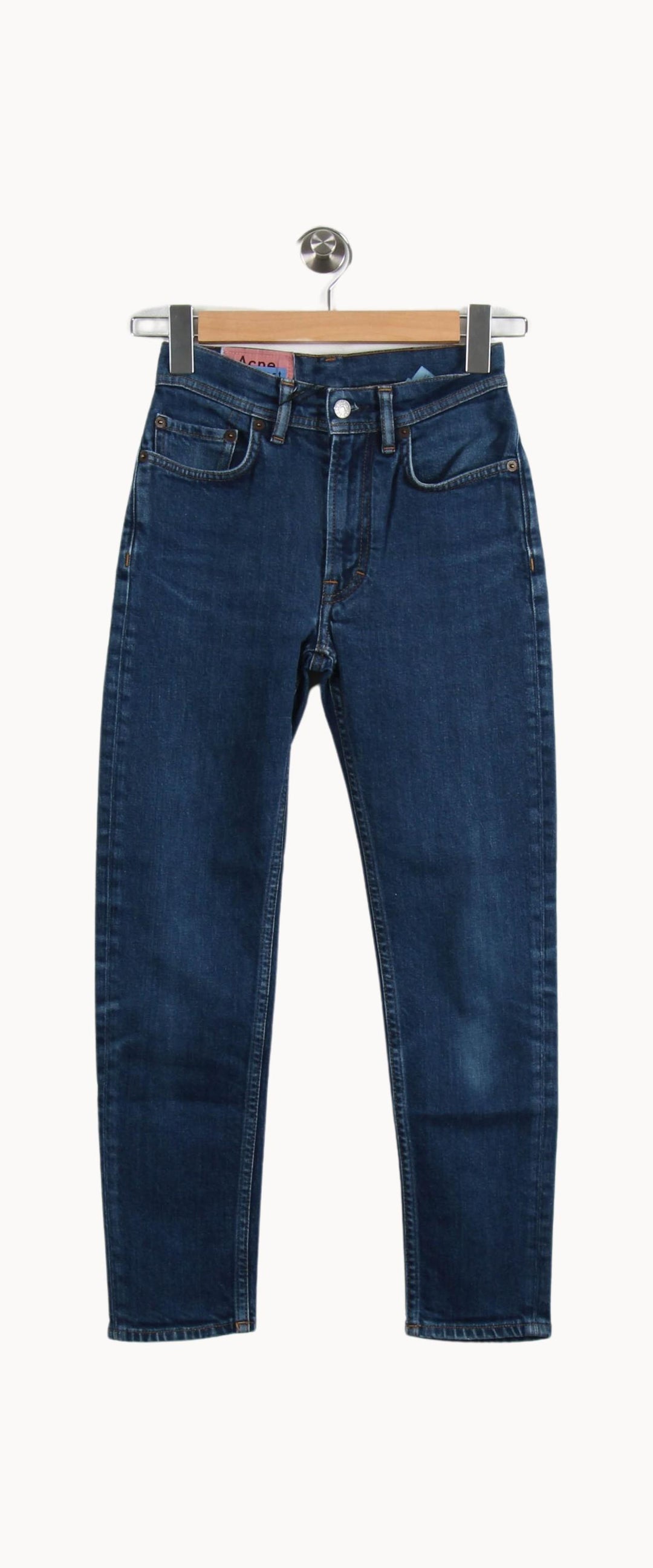 Jean Slim Bleu - Taille XS/34 de la marque Acne Studios | PARAD46243 - Vendu par Paradigme - Image 2