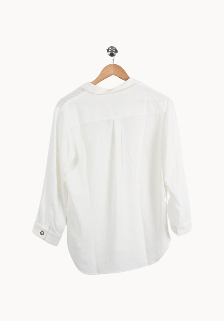 Blouse Blanche - Taille S/36 de la marque Gerard Darel | PARAD46254 - Vendu par Paradigme - Image 4