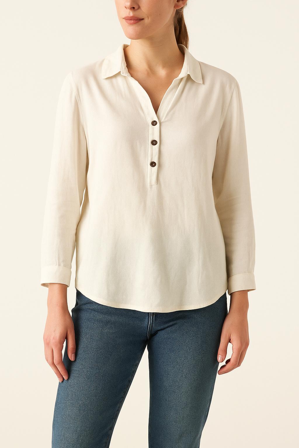 Blouse Blanche - Taille S/36 de la marque Gerard Darel | PARAD46254 - Vendu par Paradigme - Image 1