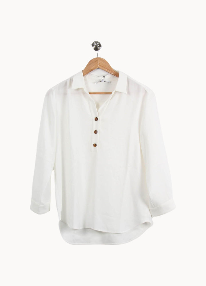 Blouse Blanche - Taille S/36 de la marque Gerard Darel | PARAD46254 - Vendu par Paradigme - Image 2