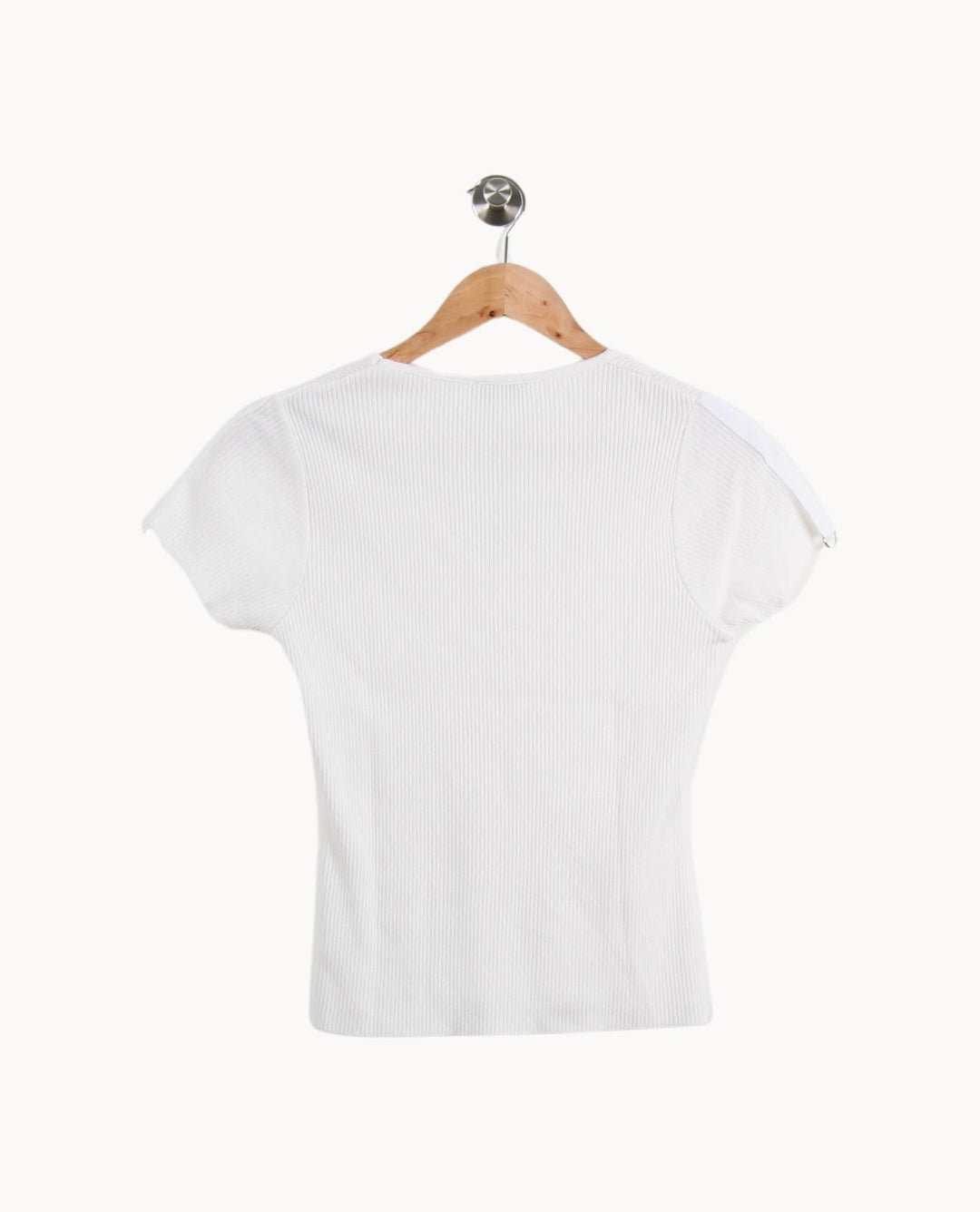 T-shirt Blanc - Taille M/38 de la marque Gerard Darel | PARAD46260 - Vendu par Paradigme - Image 4