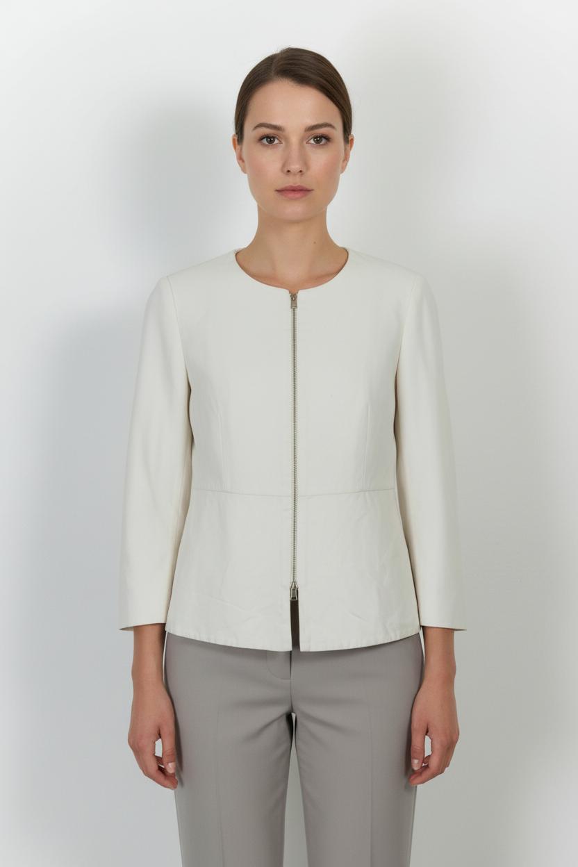 Veste Blanche - Taille L/40 de la marque Max Mara | PARAD46264 - Vendu par Paradigme - Image 1