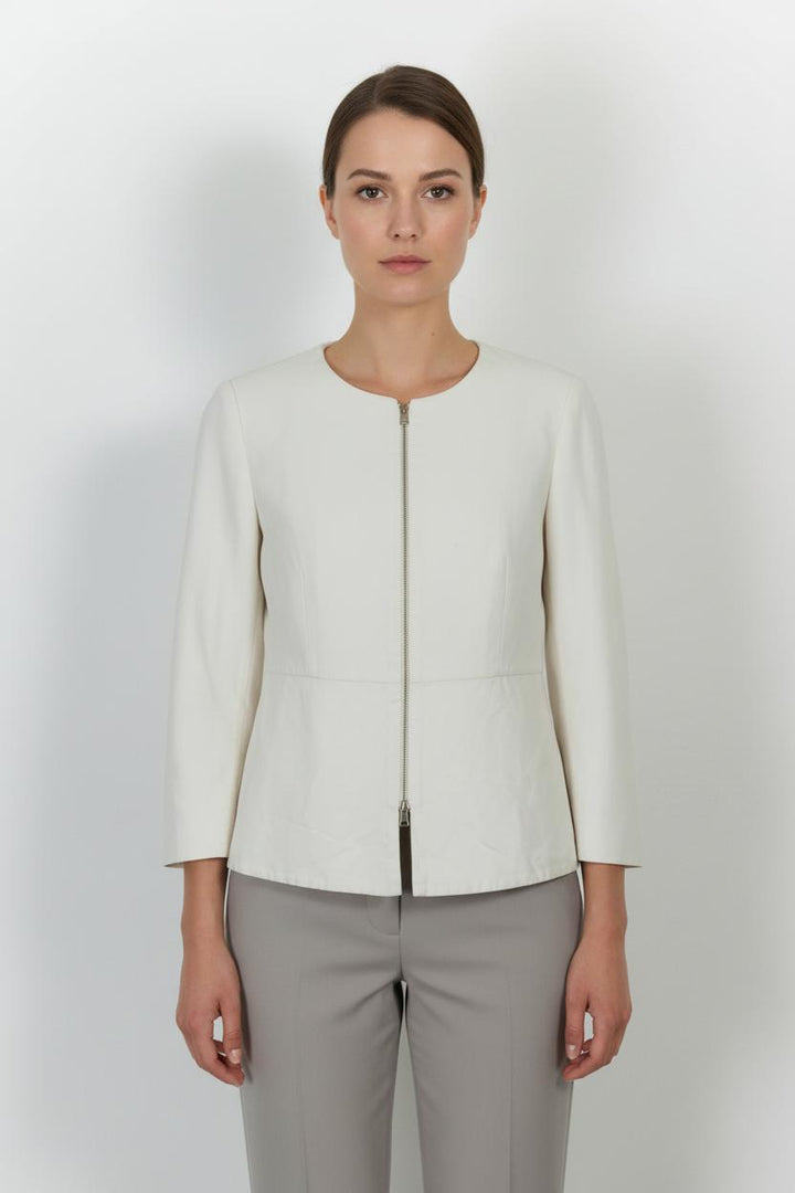 Veste Blanche - Taille L/40 de la marque Max Mara | PARAD46264 - Vendu par Paradigme - Image 1