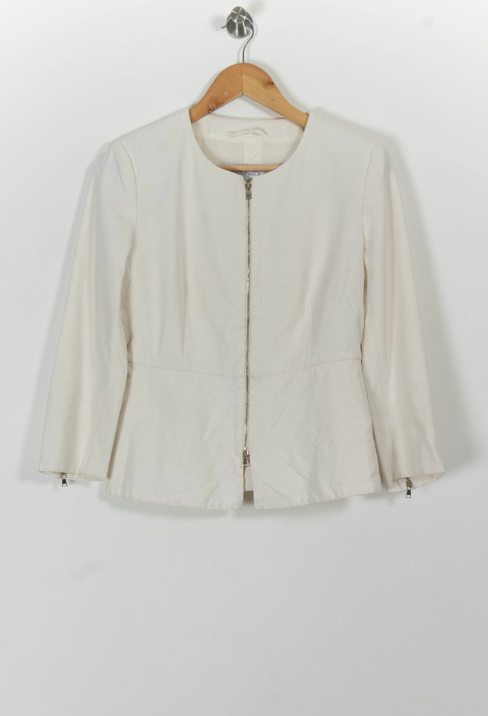 Veste Blanche - Taille L/40 de la marque Max Mara | PARAD46264 - Vendu par Paradigme - Image 2