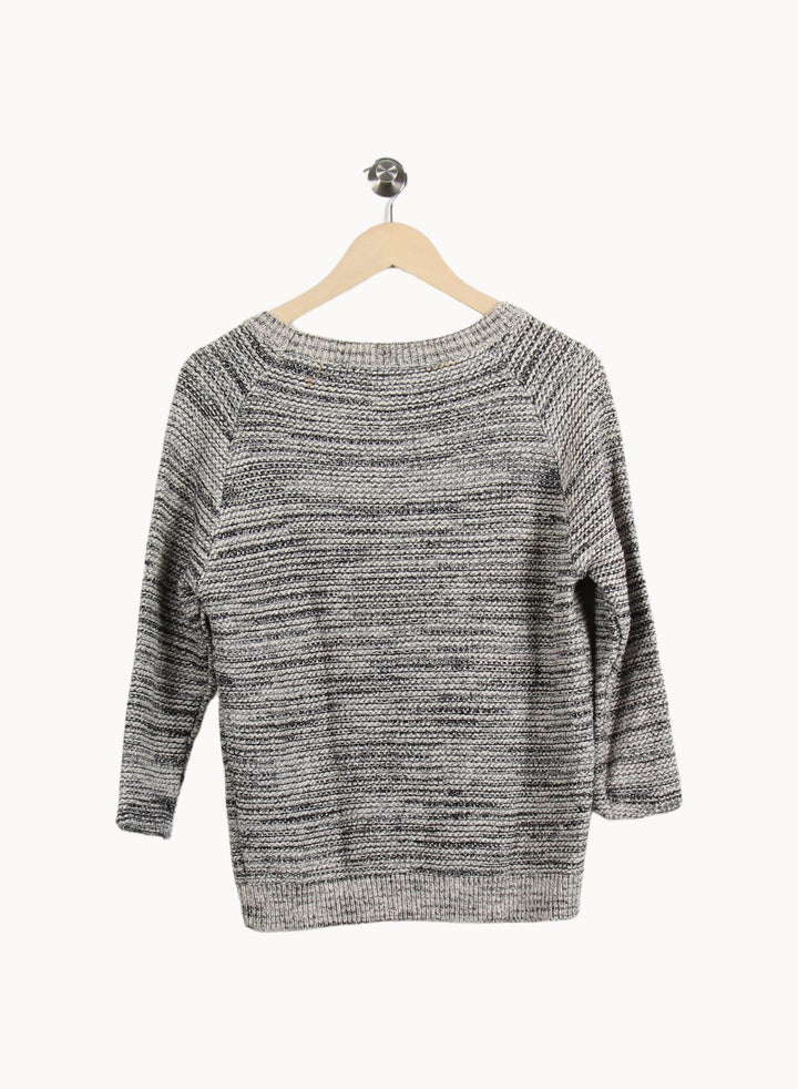 Pull Gris chiné - Taille L/40 de la marque Vanessa Bruno - Athé | PARAD46266 - Vendu par Paradigme - Image 4