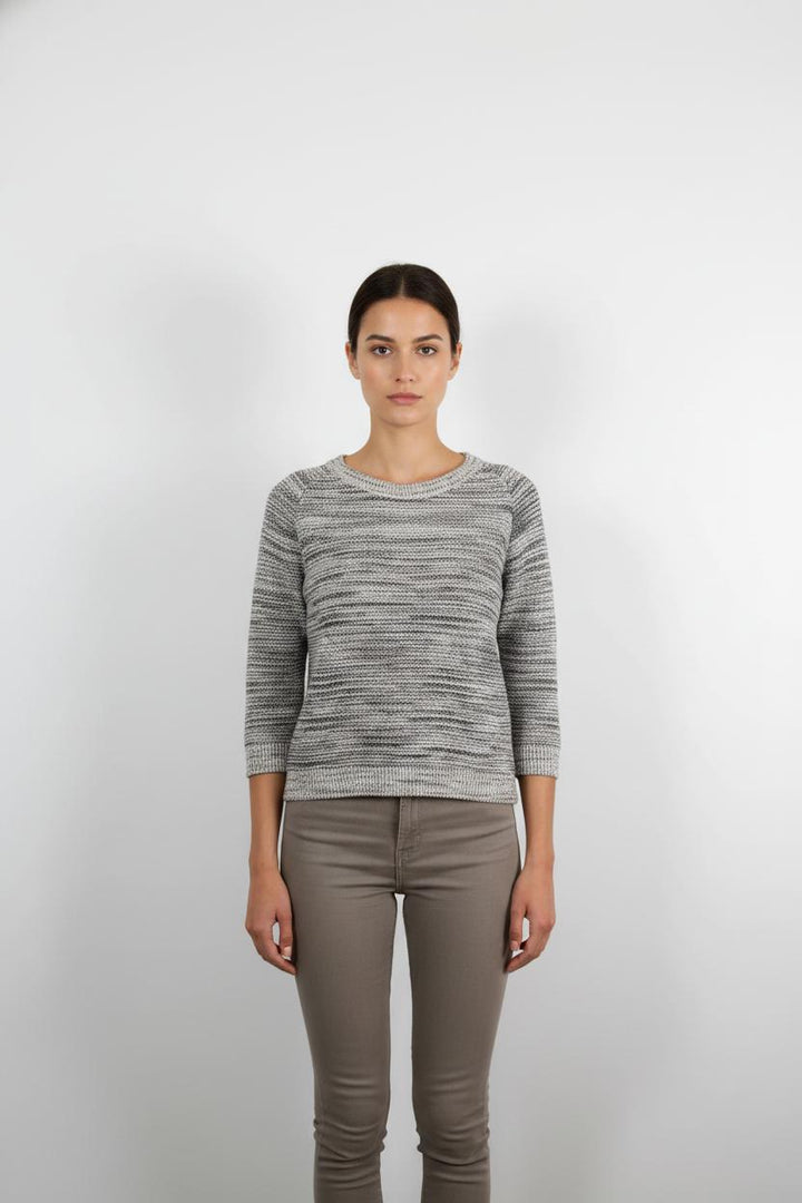 Pull Gris chiné - Taille L/40