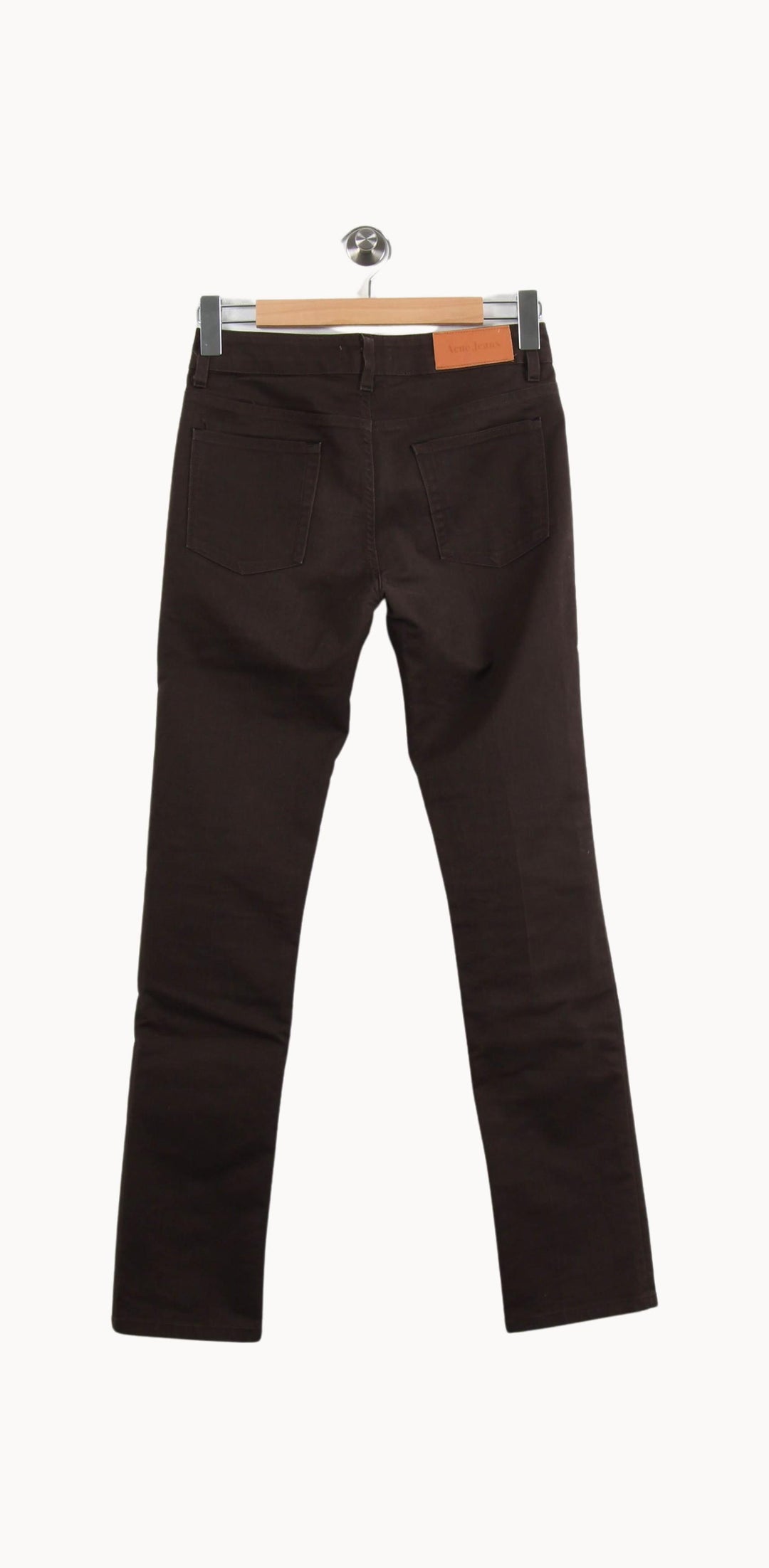 Jean Marron - Taille M/38 de la marque Acne Studios | PARAD46267 - Vendu par Paradigme - Image 4