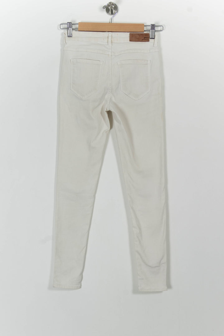 Jean Skinny Blanc - Taille S/36 de la marque American Vintage | PARAD46268 - Vendu par Paradigme - Image 4