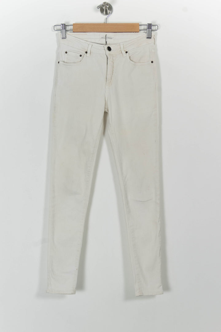Jean Skinny Blanc - Taille S/36 de la marque American Vintage | PARAD46268 - Vendu par Paradigme - Image 2