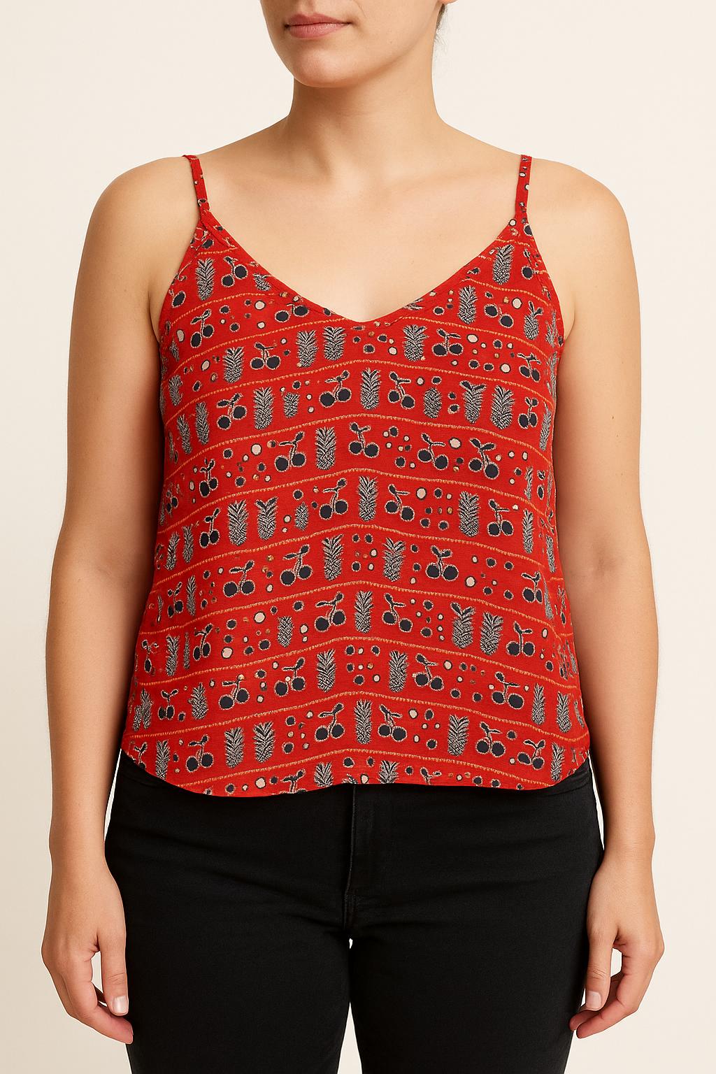 Débardeur Rouge - Taille L/40 de la marque Des petits hauts | PARAD46274 - Vendu par Paradigme - Image 1