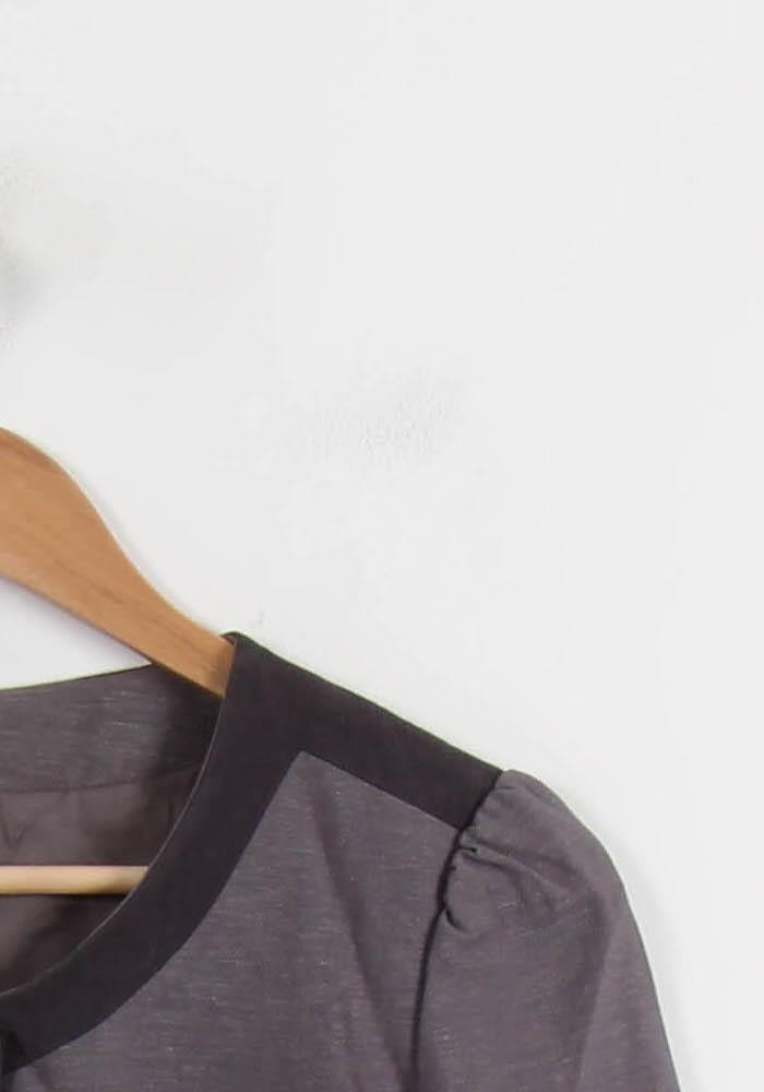 Veste Courte Violette et Noire - Taille S/36 de la marque Maison 123 | PARAD46277 - Vendu par Paradigme - Image 3