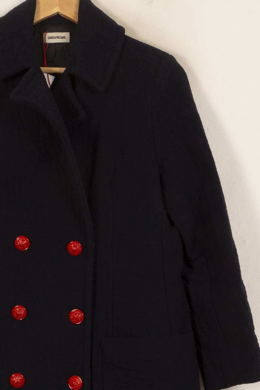 Manteau Bleu et Rouge - Taille L/40 de la marque Zadig&Voltaire | PARAD46278 - Vendu par Paradigme - Image 3