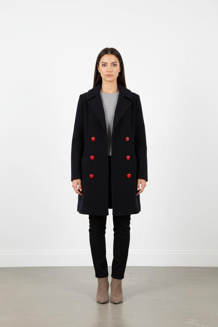 Manteau Bleu et Rouge - Taille L/40