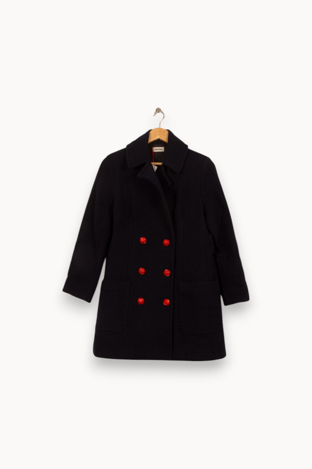 Manteau Bleu et Rouge - Taille L/40 de la marque Zadig&Voltaire | PARAD46278 - Vendu par Paradigme - Image 2