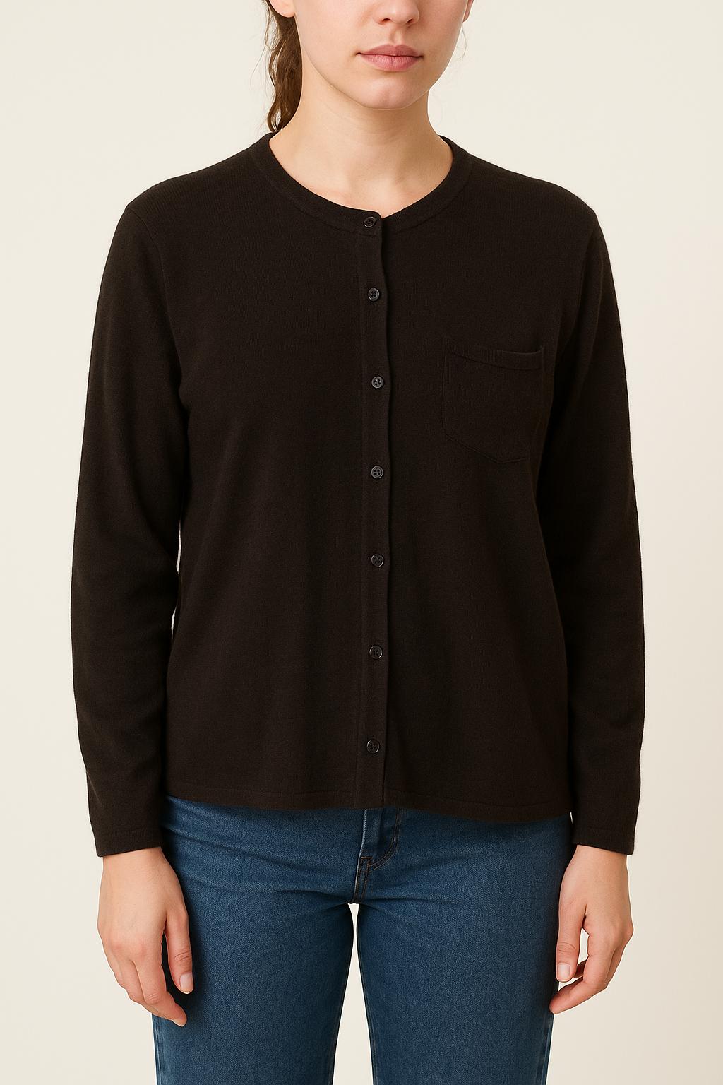 Cardigan Noir - Taille L/40 de la marque Notshy Cashmere | PARAD46279 - Vendu par Paradigme - Image 1