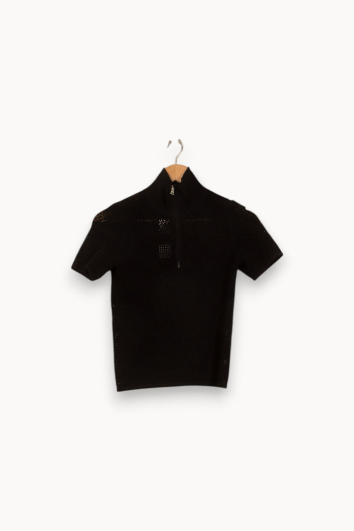 Pull Noir - Taille S/36 de la marque Sandro | PARAD46281 - Vendu par Paradigme - Image 2