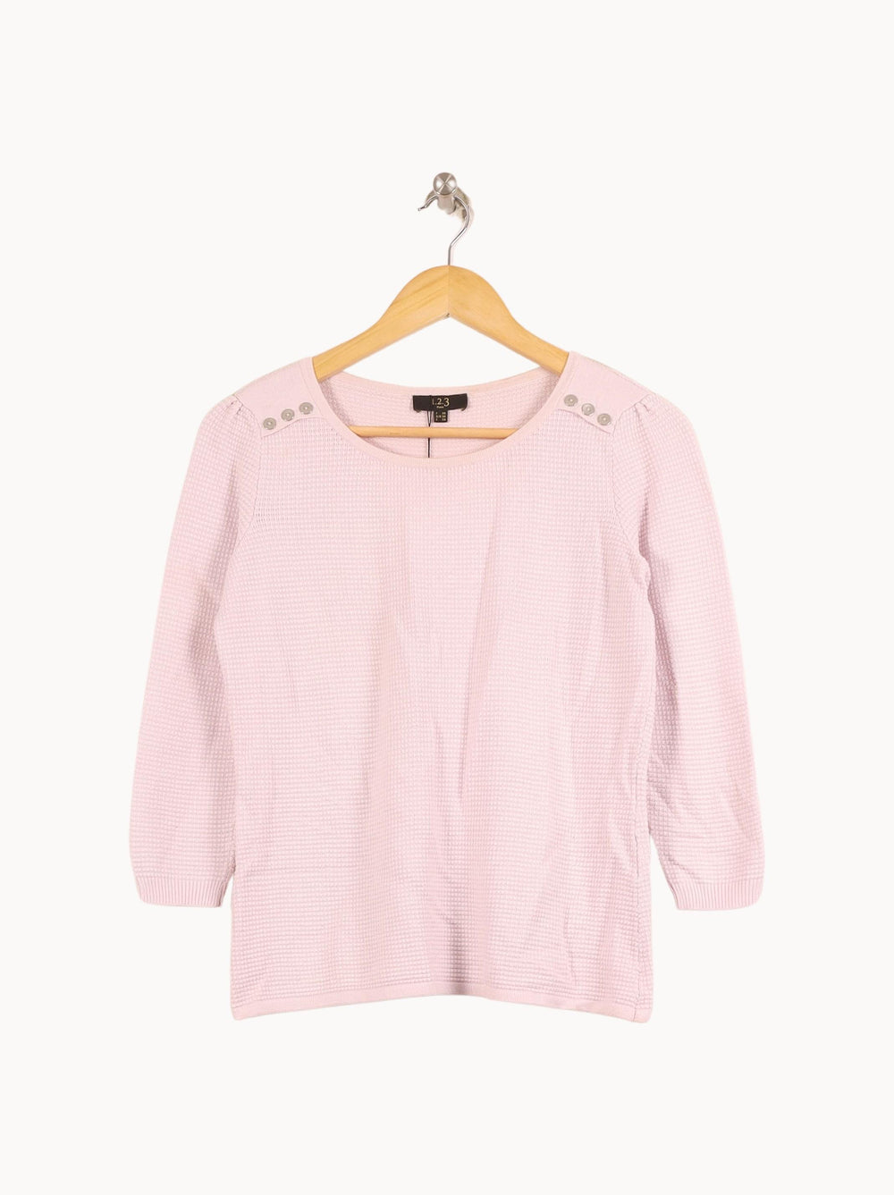 Pull Rose - Taille S/36 de la marque Maison 123 | PARAD46289 - Vendu par Paradigme - Image 2