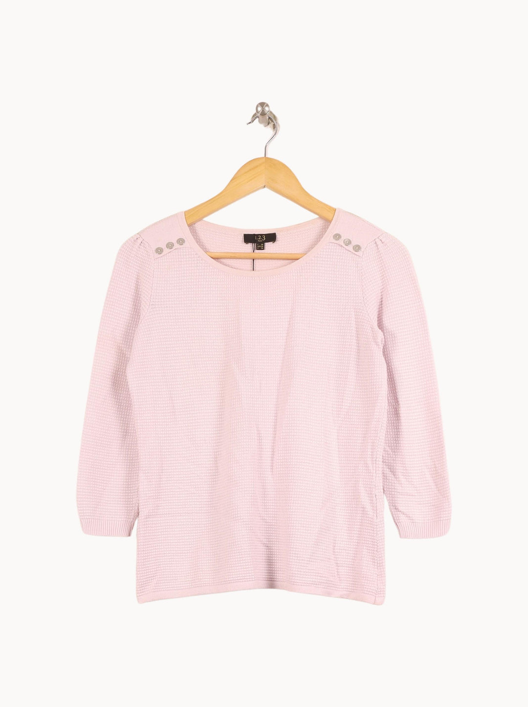 Pull Rose - Taille S/36 de la marque Maison 123 | PARAD46289 - Vendu par Paradigme - Image 2