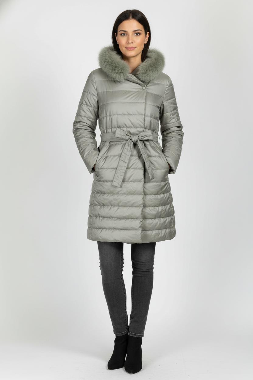 Doudoune Grise - Taille L/40 de la marque Max Mara | PARAD46295 - Vendu par Paradigme - Image 1
