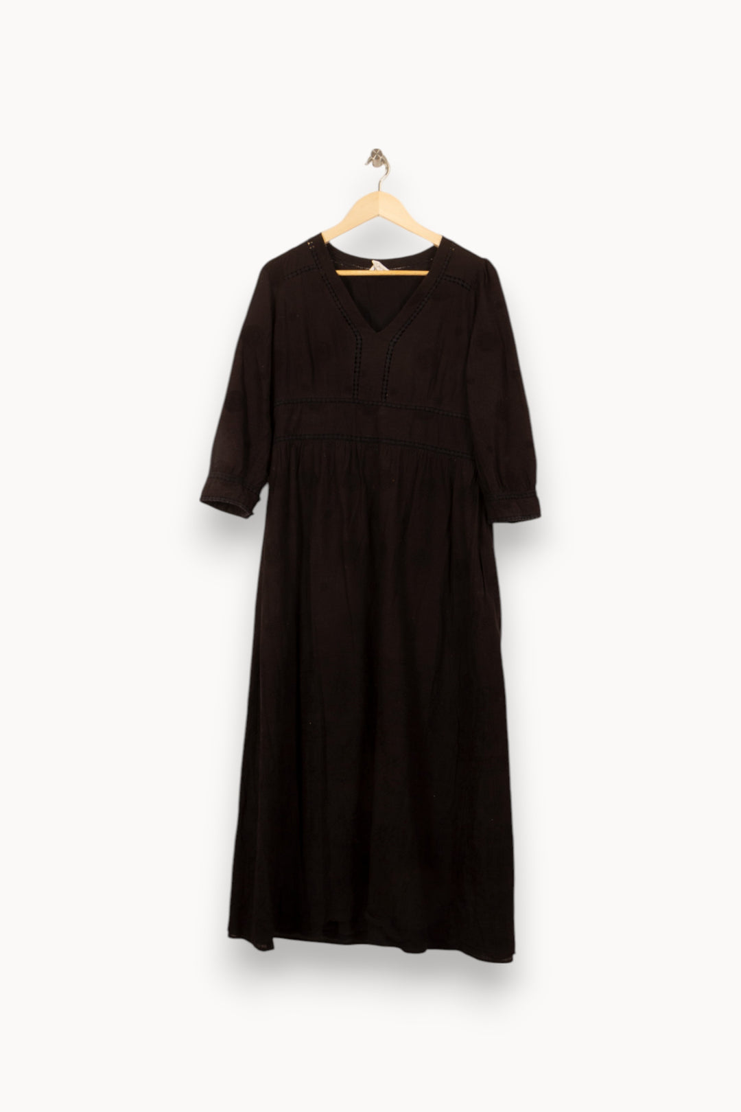 Robe Longue Noire - Taille L/40 de la marque Maison 123 | PARAD46299 - Vendu par Paradigme - Image 2