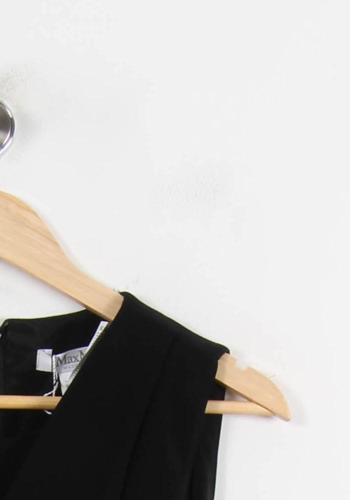 Robe Sans Manches Noire - Taille L/40 de la marque Max Mara | PARAD46307 - Vendu par Paradigme - Image 3