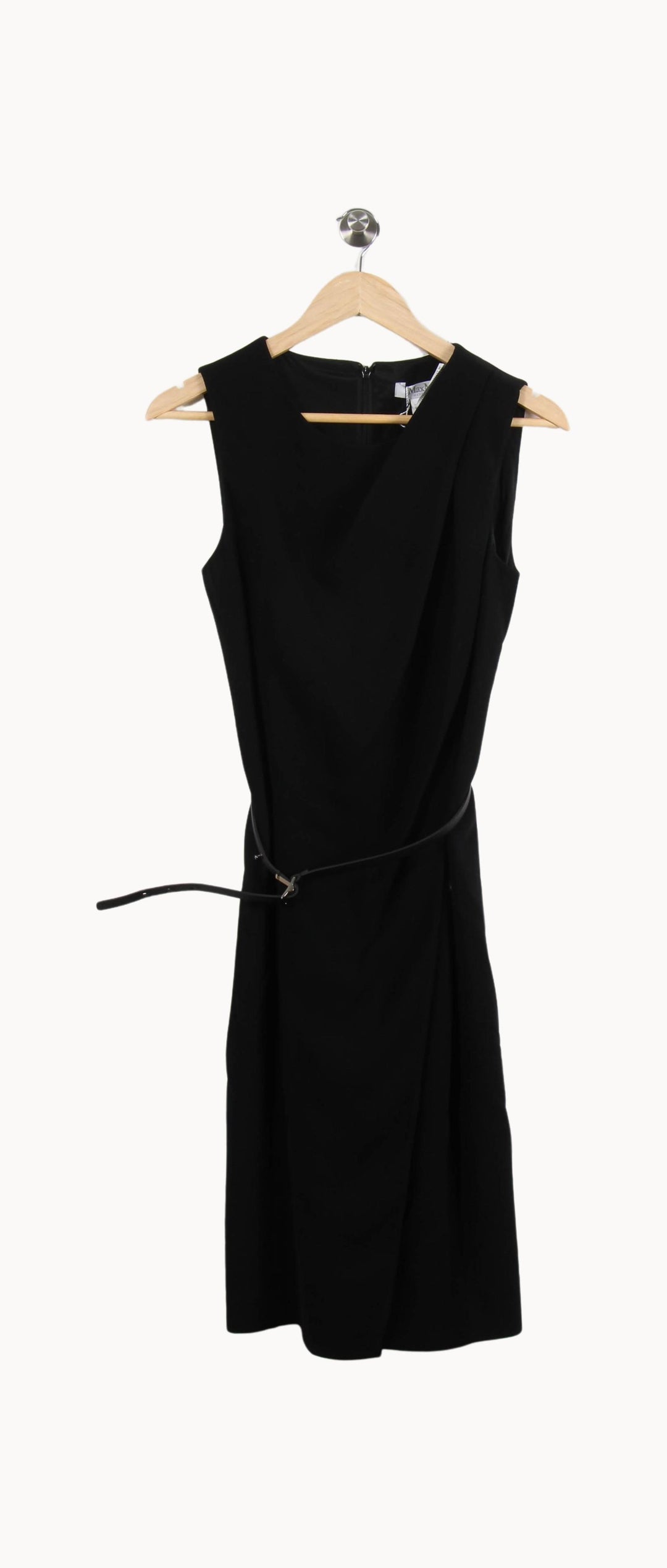 Robe Sans Manches Noire - Taille L/40 de la marque Max Mara | PARAD46307 - Vendu par Paradigme - Image 2