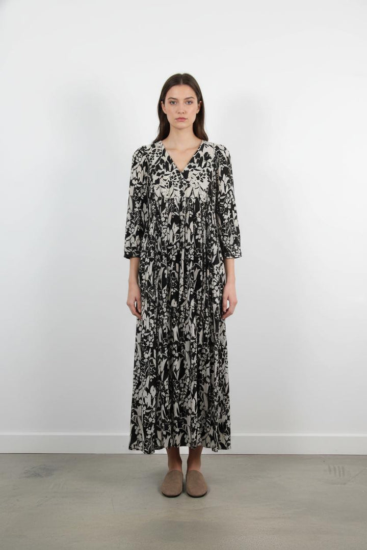 Robe Longue Noire et Blanche - Taille M/38