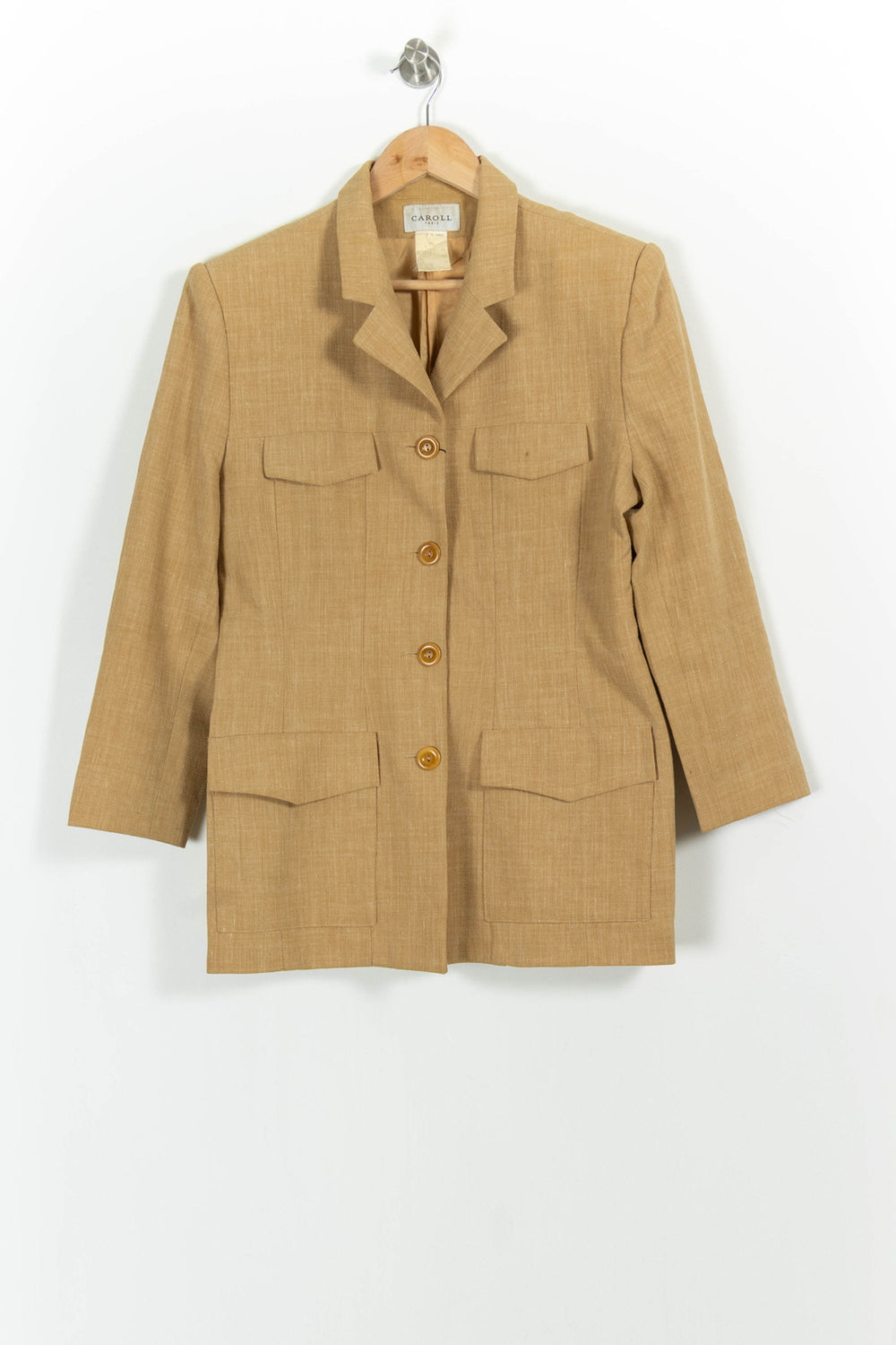 Veste Marron - Taille L/40 de la marque Caroll | PARAD46313 - Vendu par Paradigme - Image 2