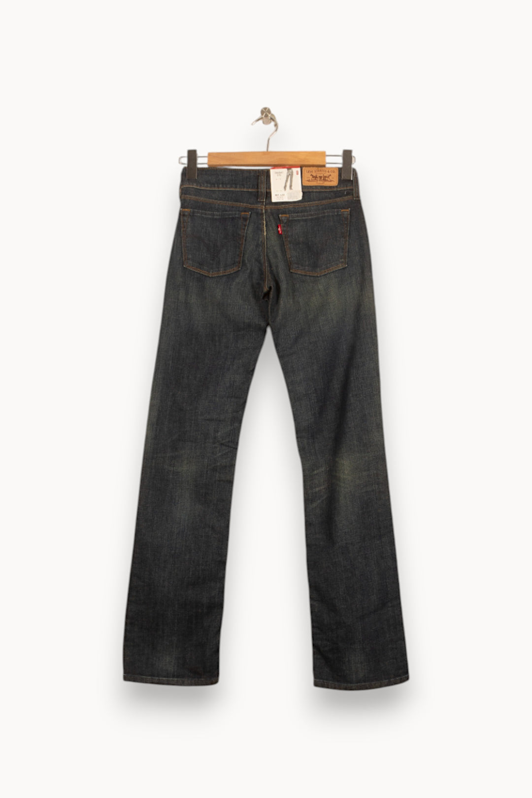Jean Droit Bleu - Taille M/38 de la marque Levi's | PARAD46317 - Vendu par Paradigme - Image 4