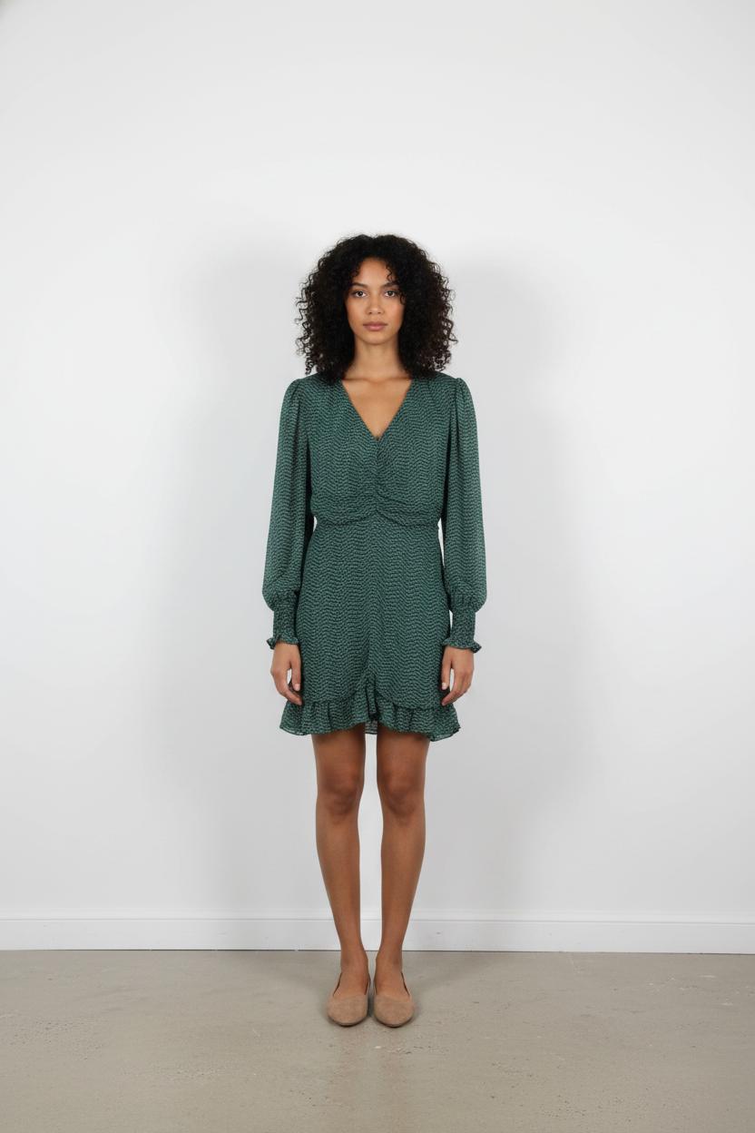 Robe courte verte - Taille L/40