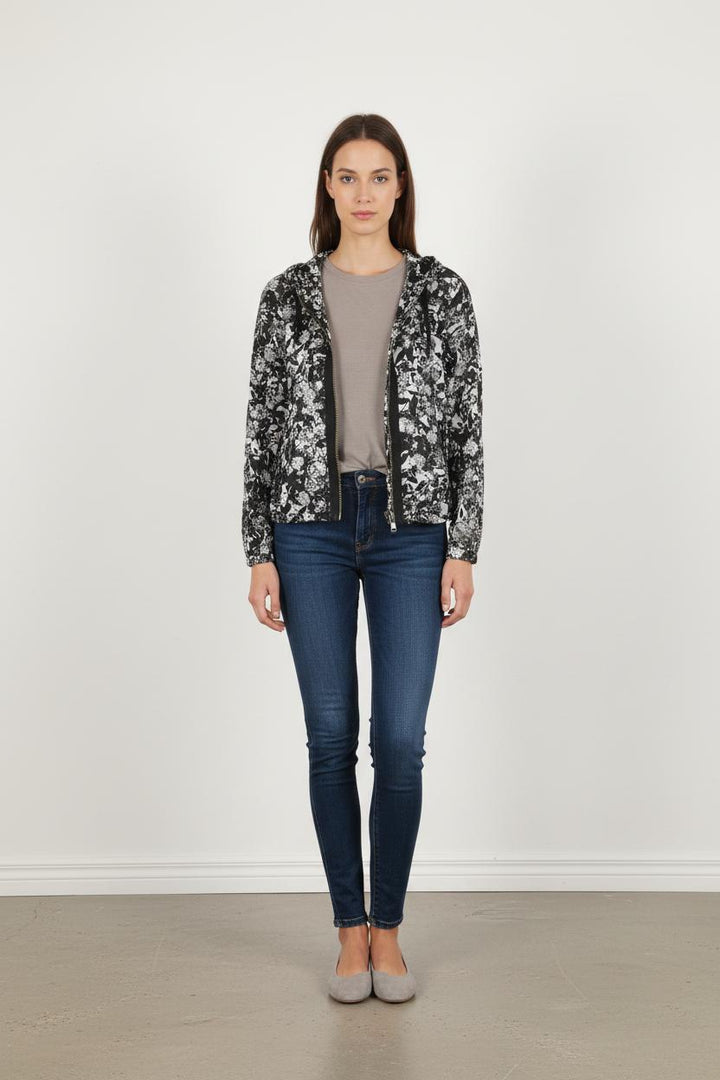 Coupe-vent Noir et Blanc - Taille XS/34