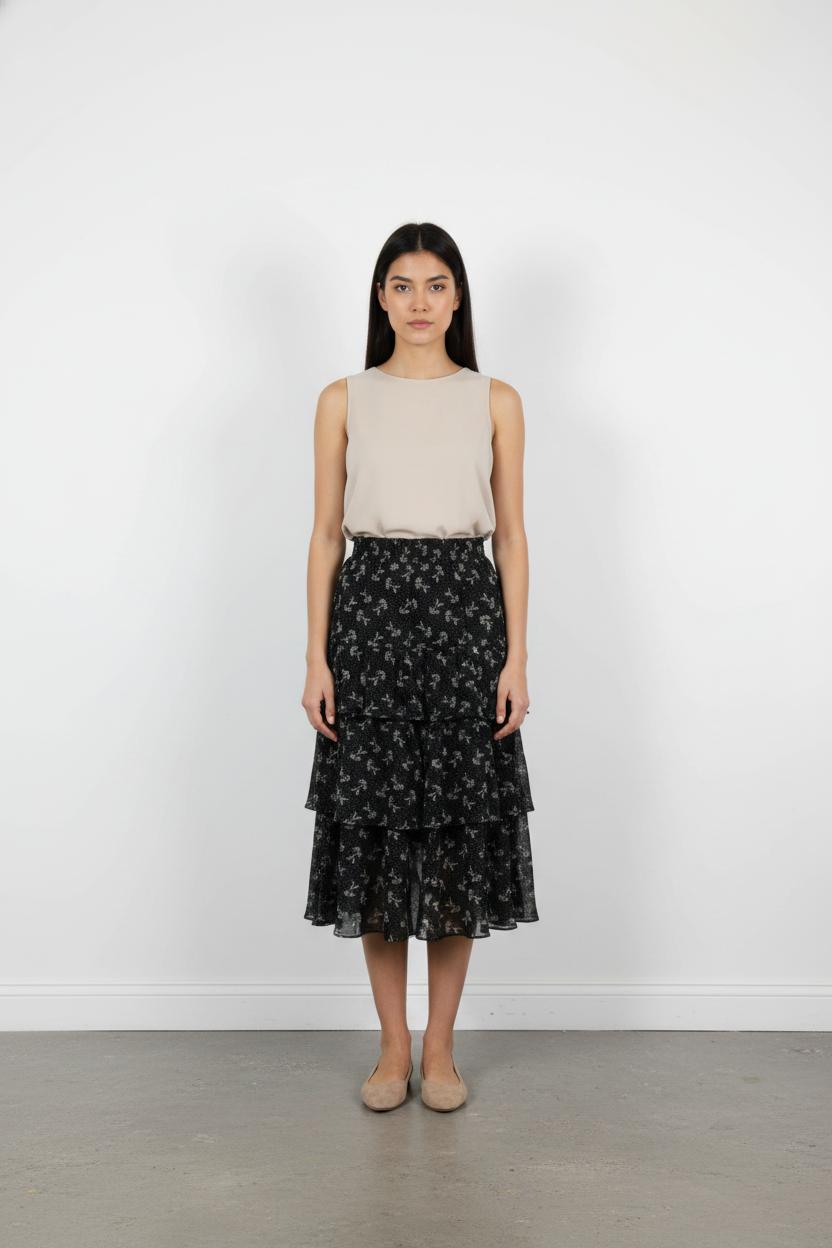 Jupe Longue Noire - Taille M/38