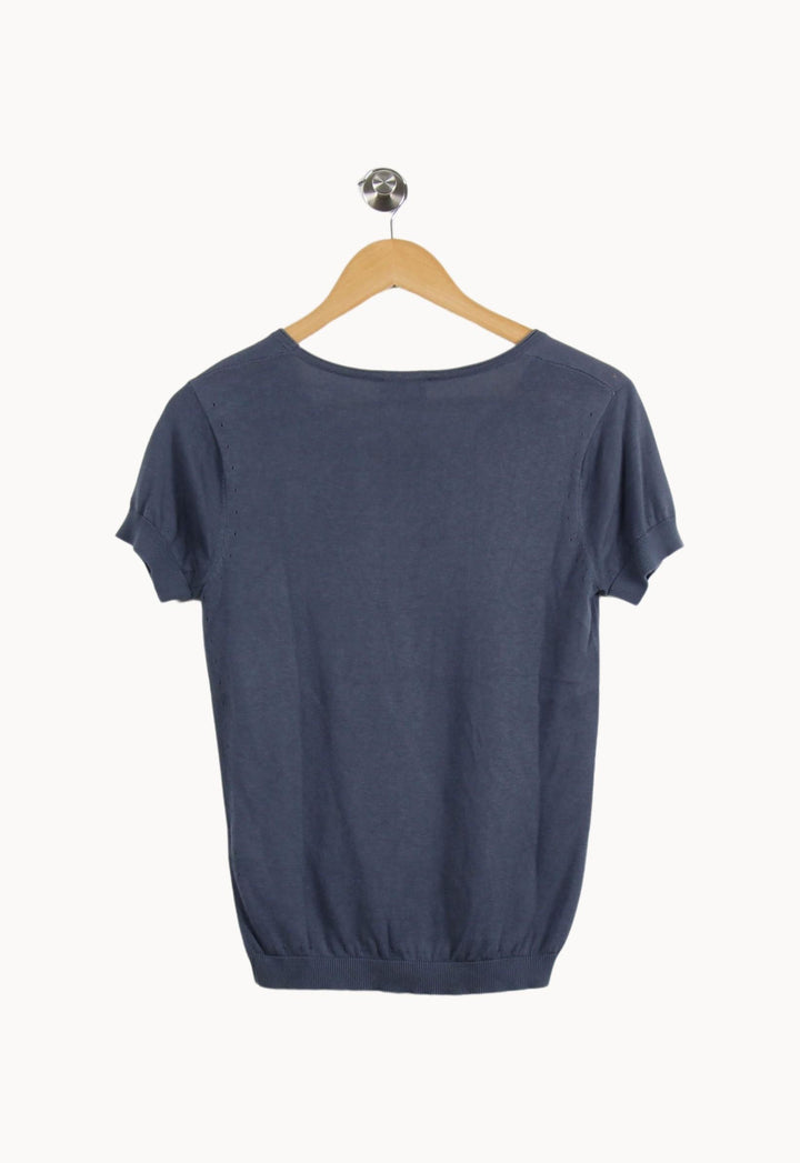 Pull Bleu - Taille M/38 de la marque Rodier | PARAD46356 - Vendu par Paradigme - Image 4