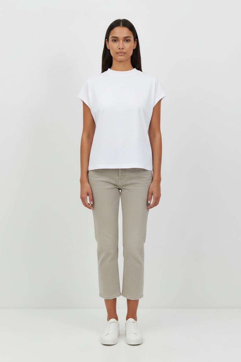 Tee-shirt Blanc - Taille S/36 de la marque Galeries Lafayette | PARAD46357 - Vendu par Paradigme - Image 1