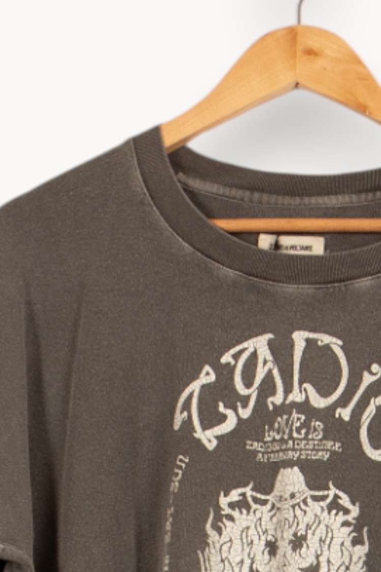 T-shirt Gris - Taille L/40 de la marque Zadig&Voltaire | PARAD46363 - Vendu par Paradigme - Image 3