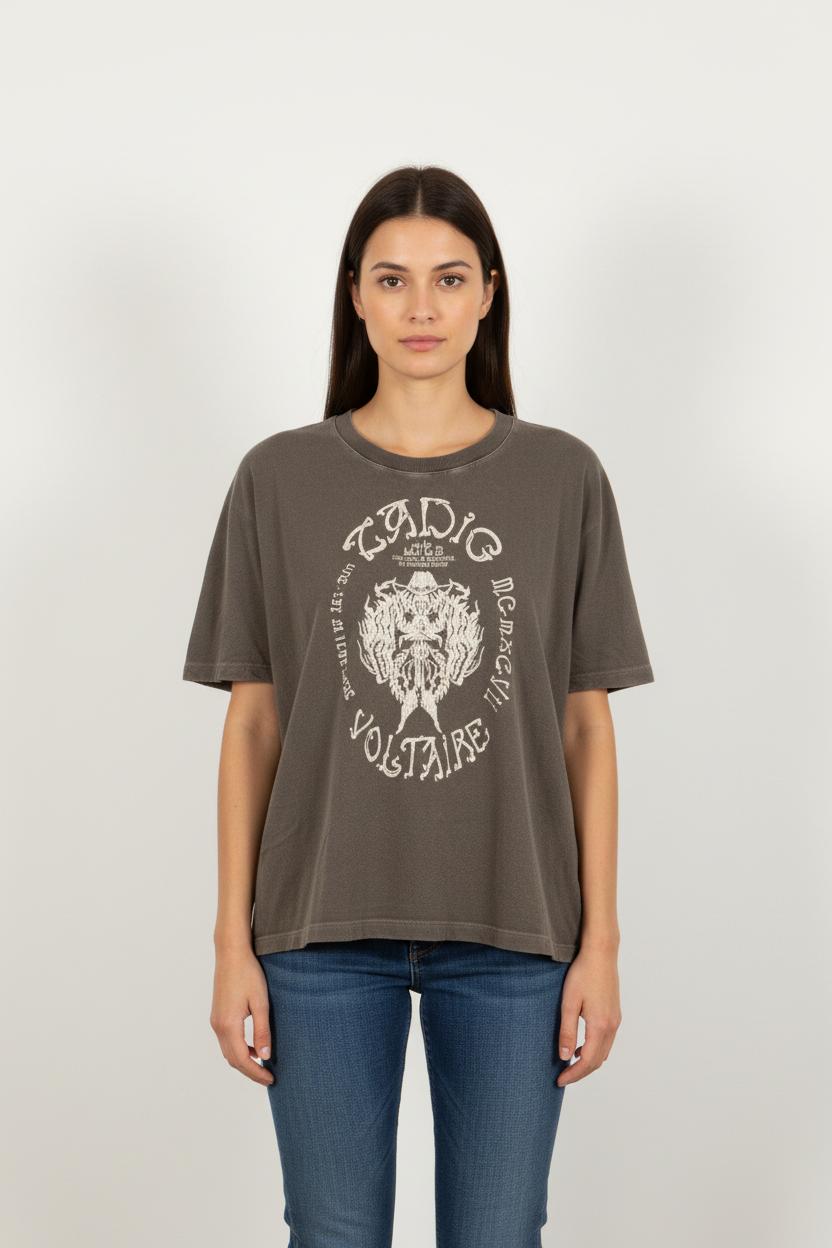 T-shirt Gris - Taille L/40