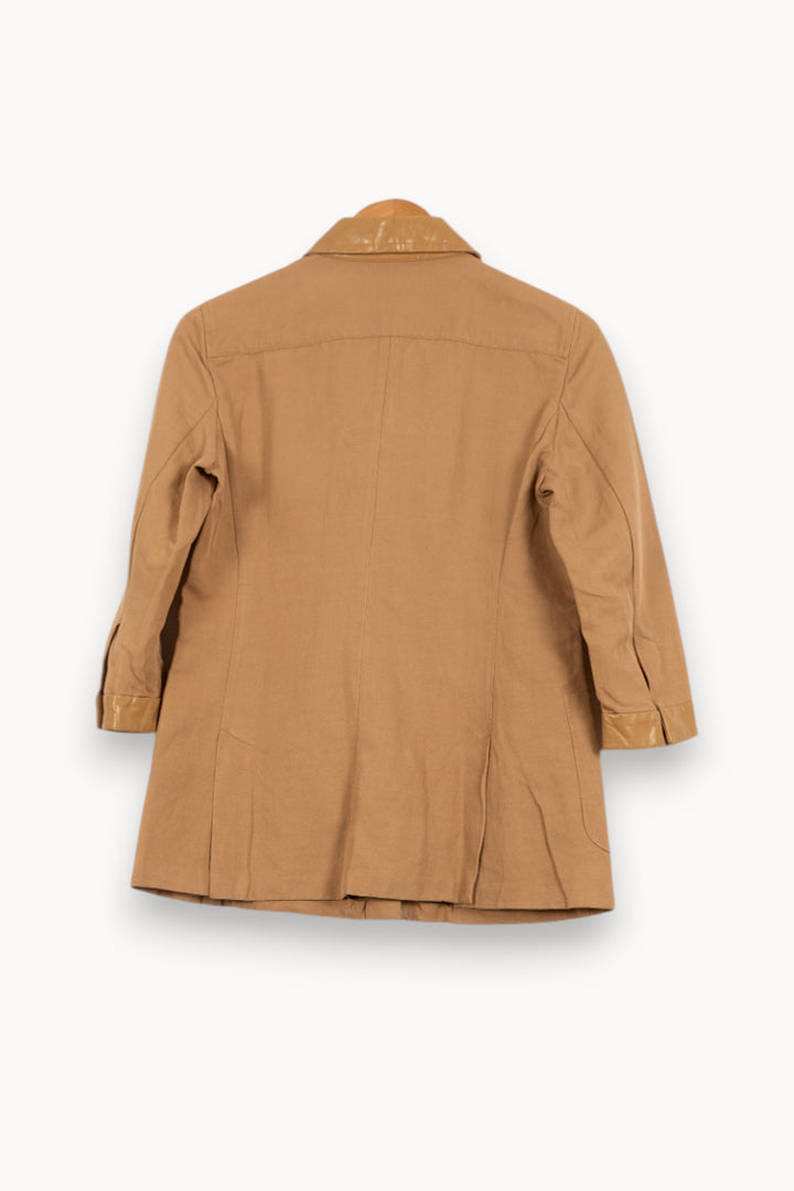 Veste Beige - Taille S/36 de la marque Max Mara | PARAD46373 - Vendu par Paradigme - Image 4