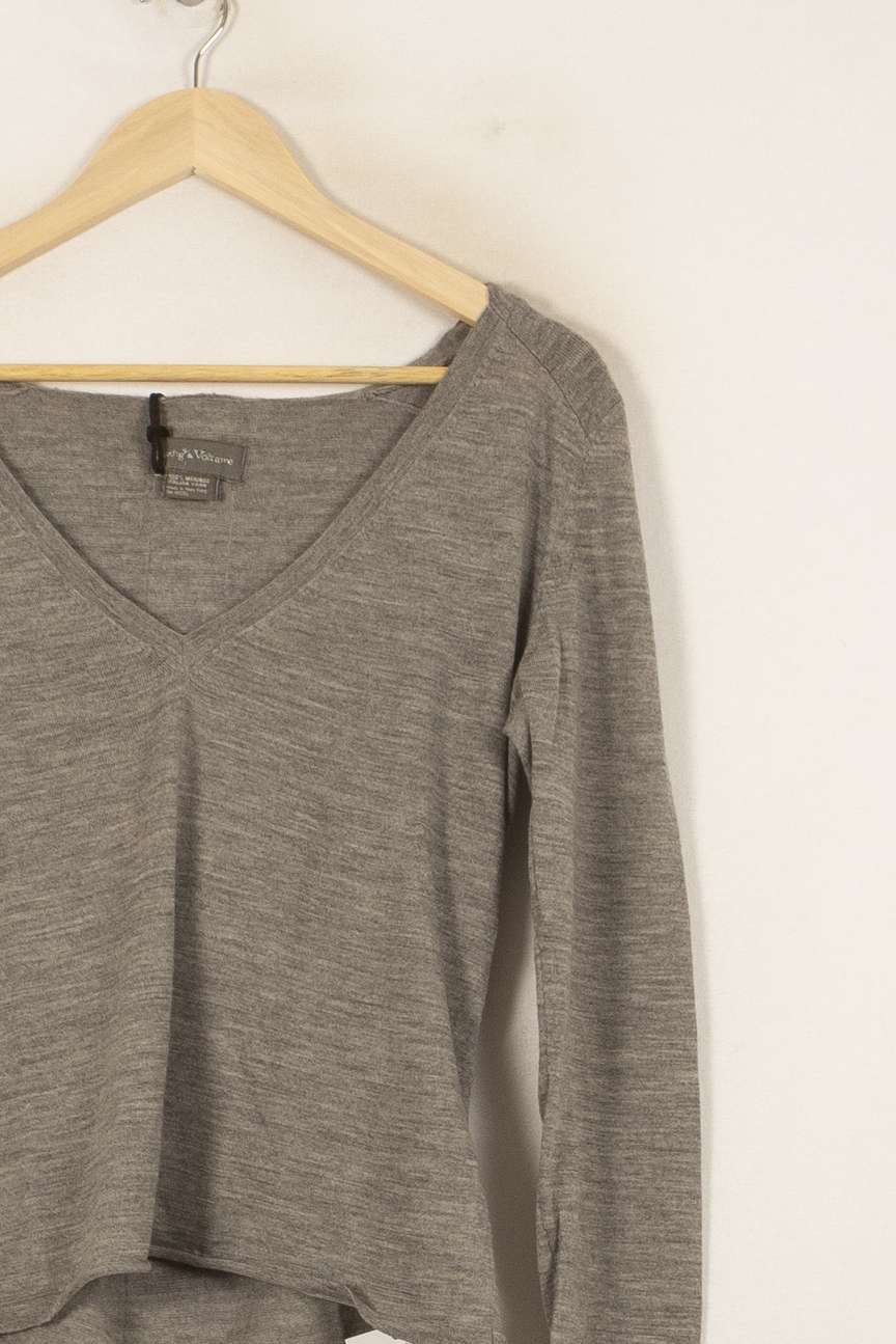 Pull Gris - Taille S/36 de la marque Zadig&Voltaire | PARAD46389 - Vendu par Paradigme - Image 3