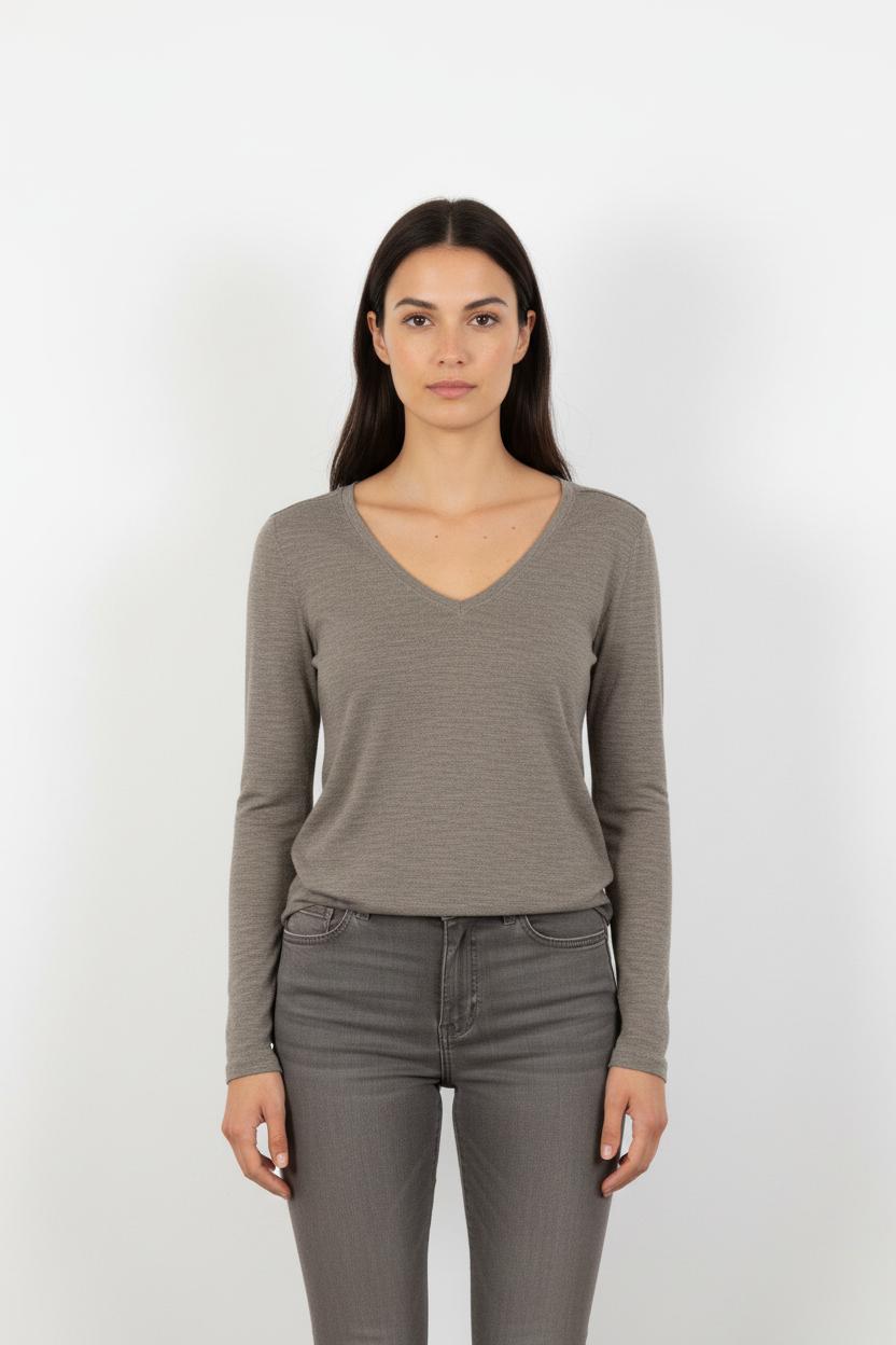 Pull Gris - Taille S/36