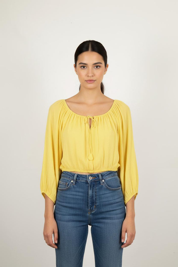 Blouse Jaune - Taille S/36