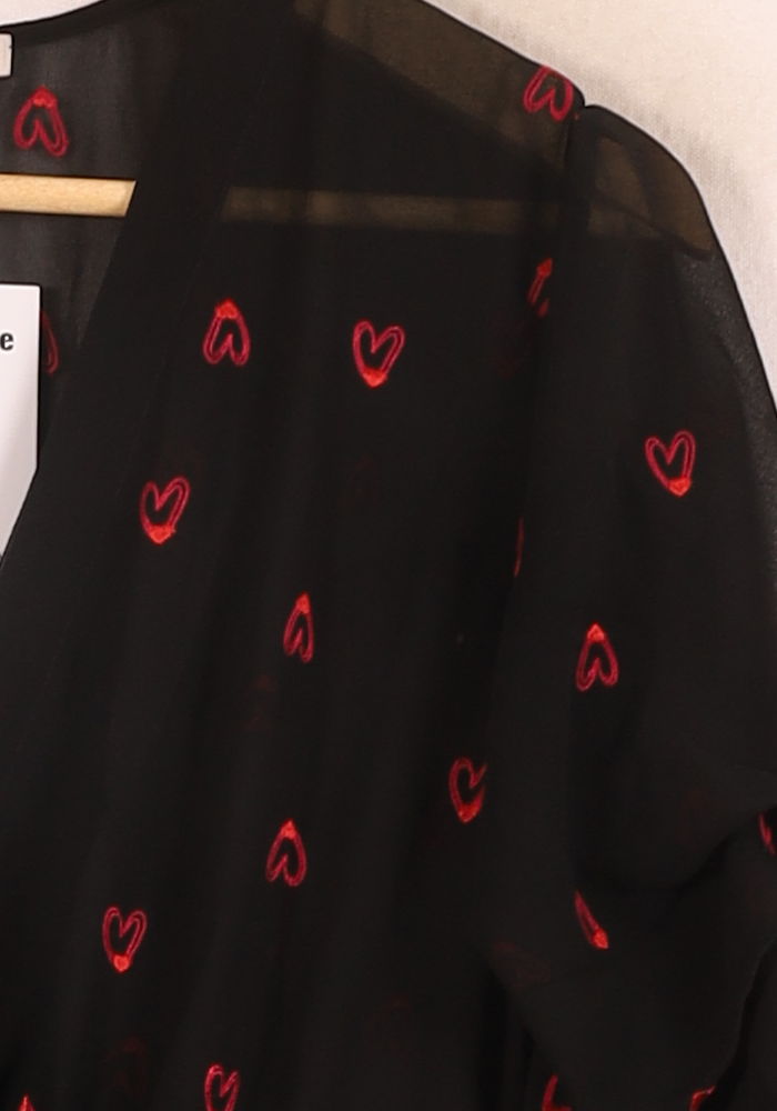 Robe Midi Noire et Rouge - Taille XL/42 de la marque Maje | PARAD46402 - Vendu par Paradigme - Image 3